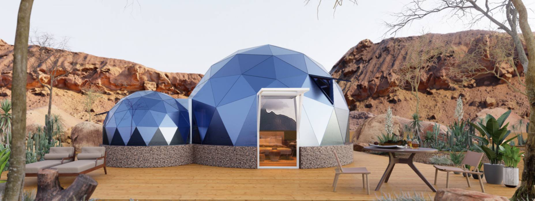 开平区球形智能光伏玻璃星空房